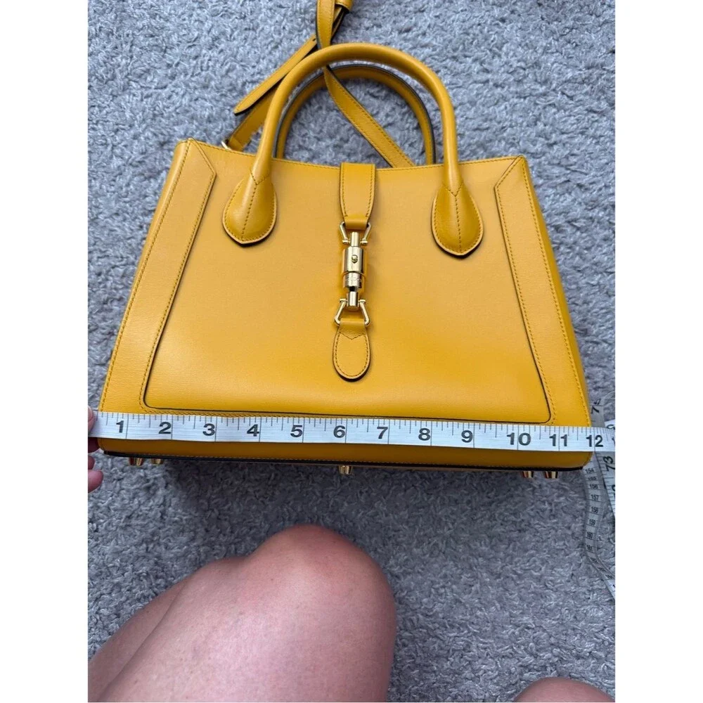 Gucci Jackie 1961 Piston Lock Tote Bag